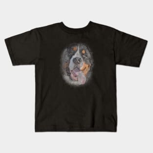 Digital Dog Art Kids T-Shirt